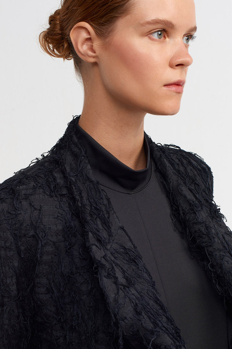 NU Thread Detail Jacket Black