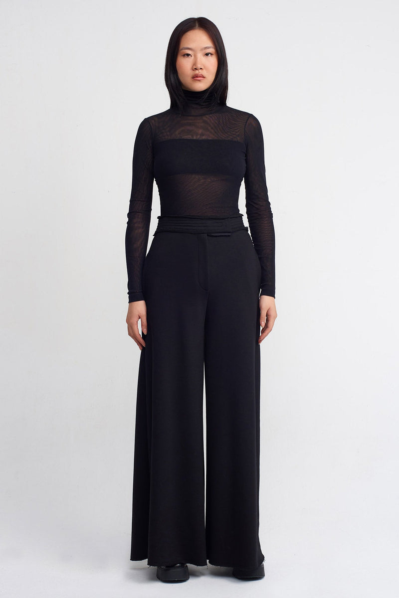 NU Loose Comfortable Trousers Black