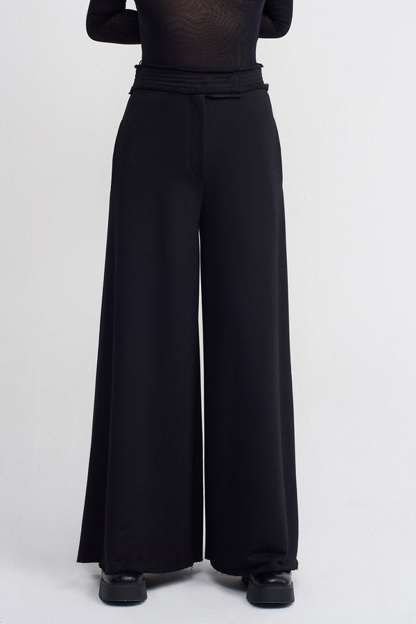 NU Loose Comfortable Trousers Black