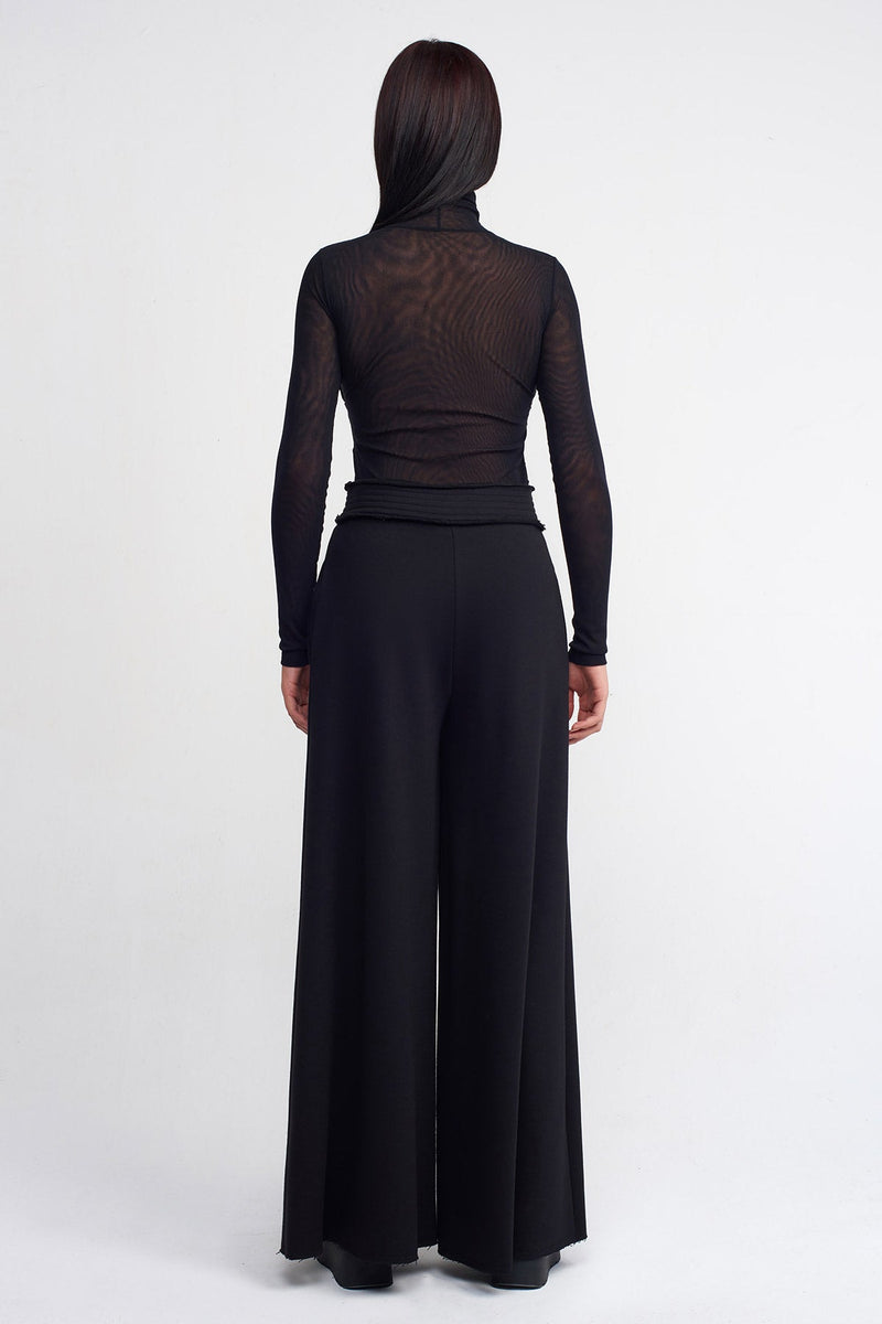 NU Loose Comfortable Trousers Black
