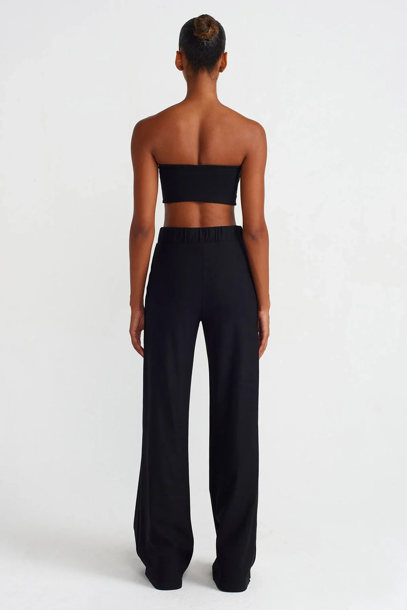 NU Oversized Pocket Relaxed Pants Black