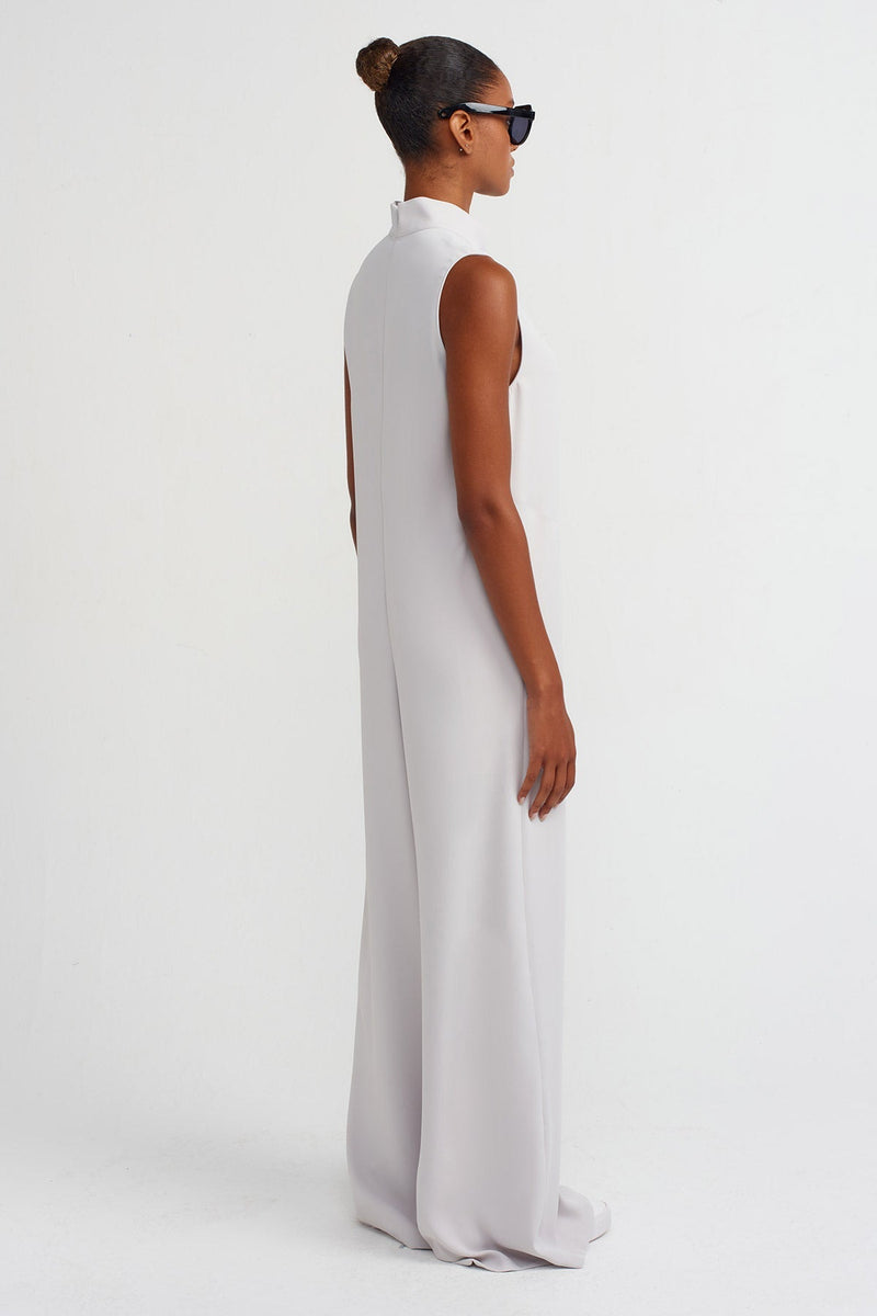 NU Sleeveless Jumpsuit With Pockets Ice