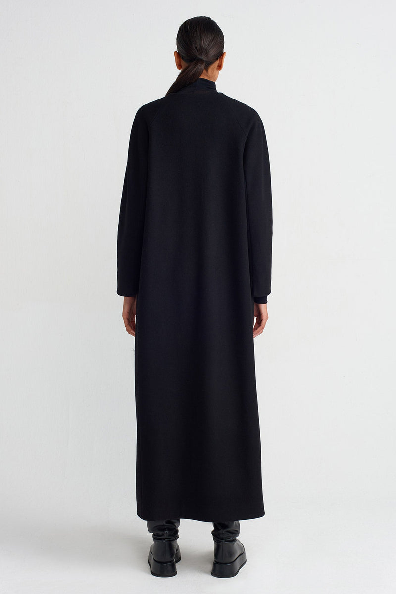 NU Long Chic Coat Black