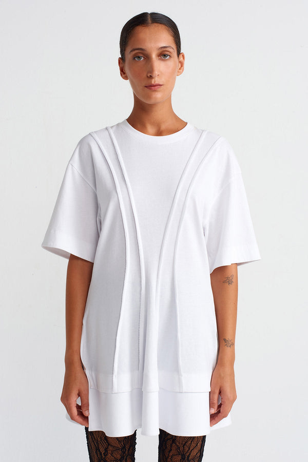 NU Oversized T-Shirt Off White
