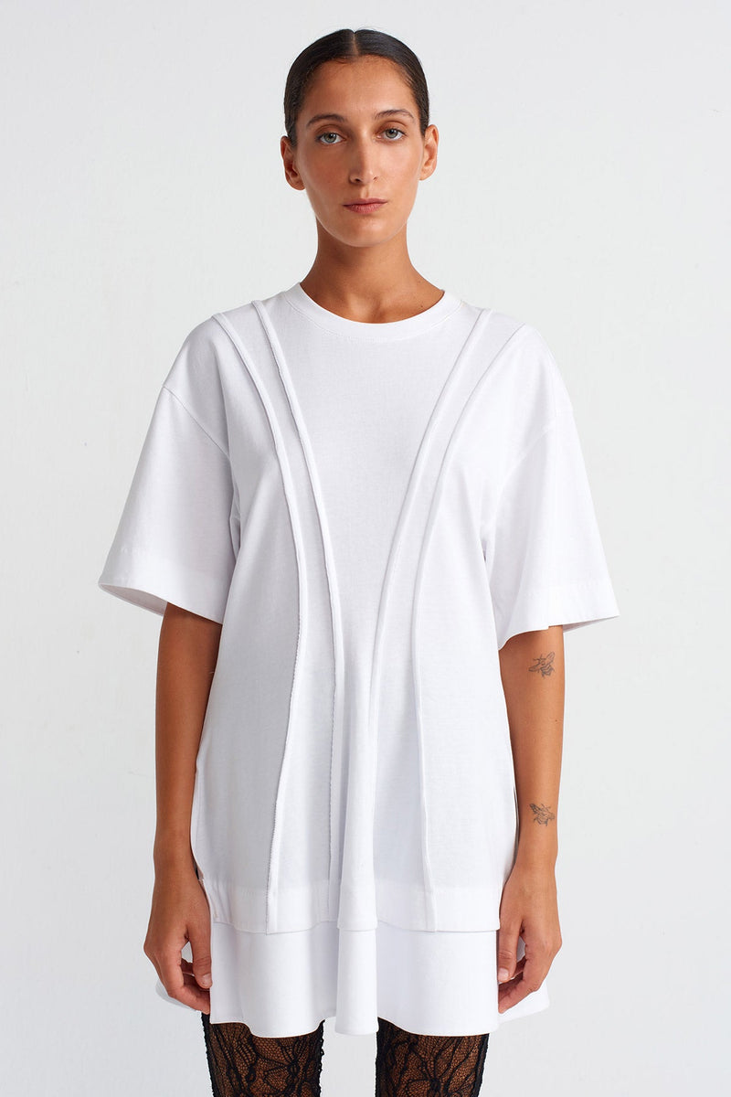 NU Oversized T-Shirt Off White