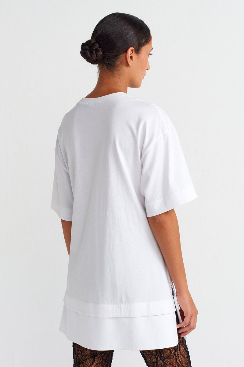 NU Oversized T-Shirt Off White