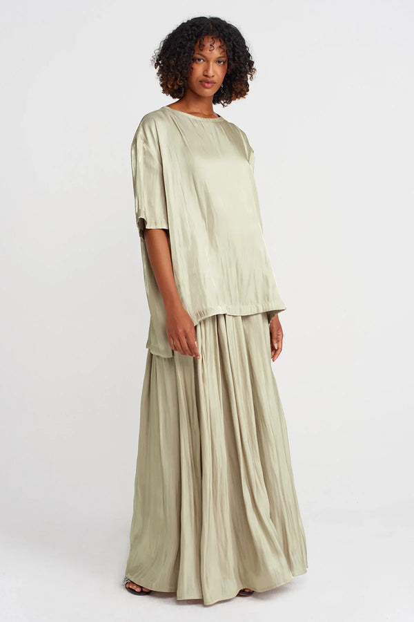 NU Shiny Stylish T-Shirt Sand