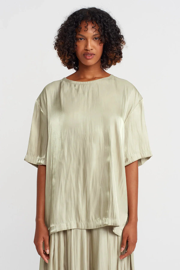 NU Shiny Stylish T-Shirt Sand