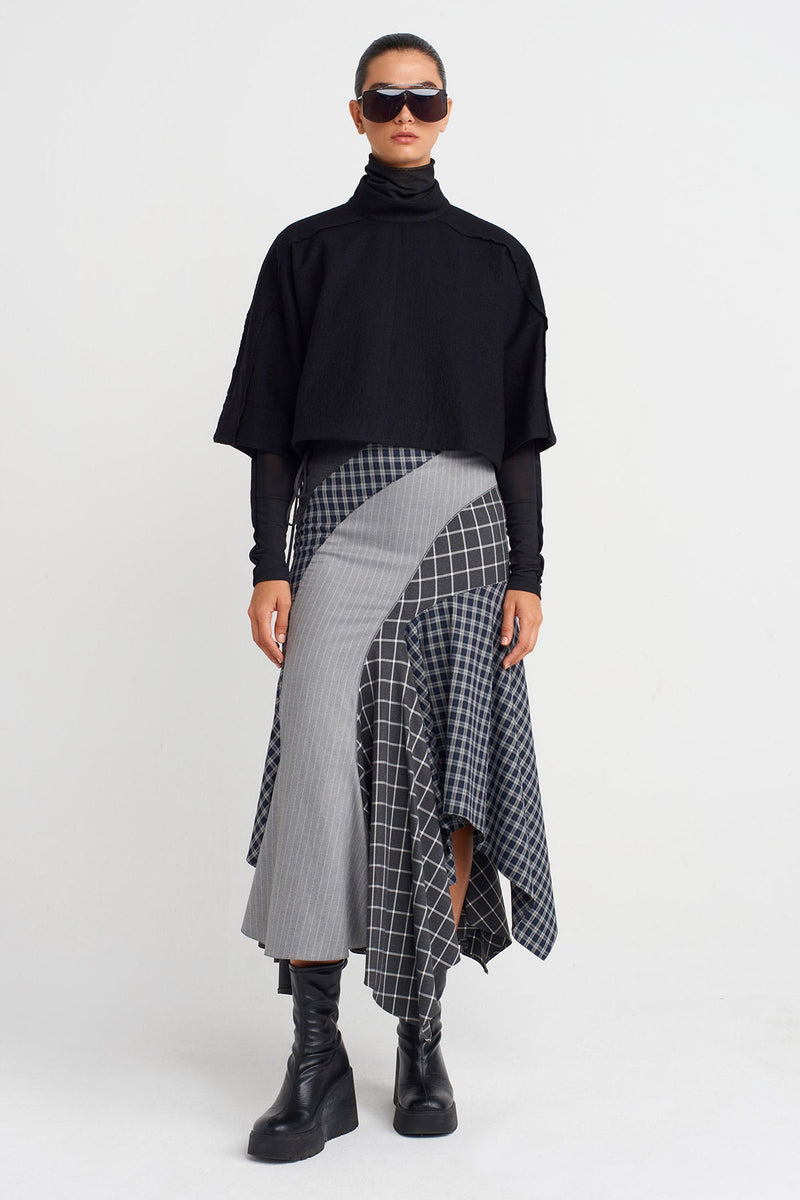 Nu Wool Crop T-Shirt Black