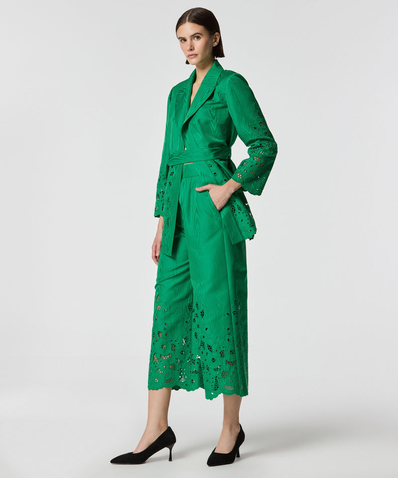 Machka Embroidered Jacket Green