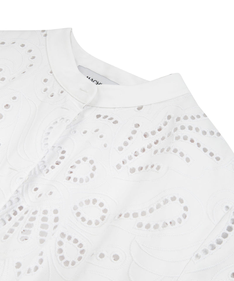 Machka Embroidered Dress White