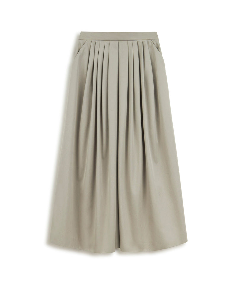 Machka Pleated A-Line Skirt Stone