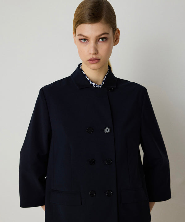 Machka Jacket With Button Accessories Navy