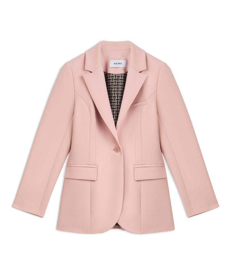 Machka Wool Blend Blazer Powder