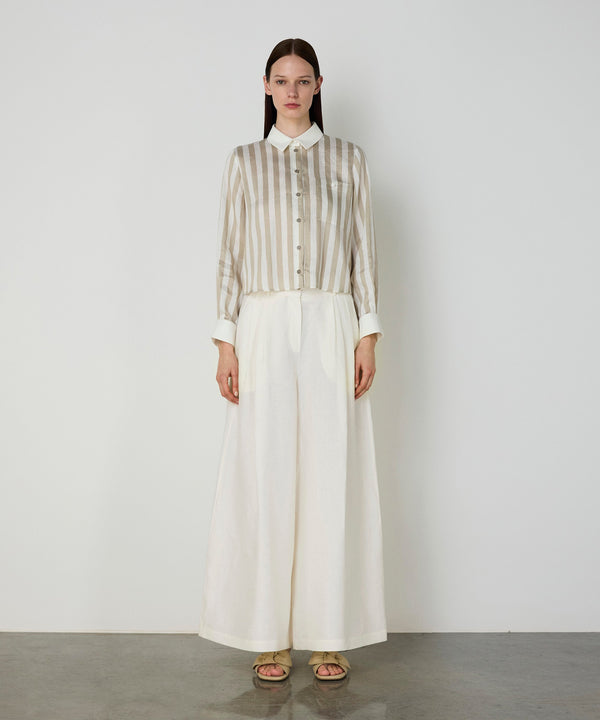 Machka Linen Blend Shirt Stone