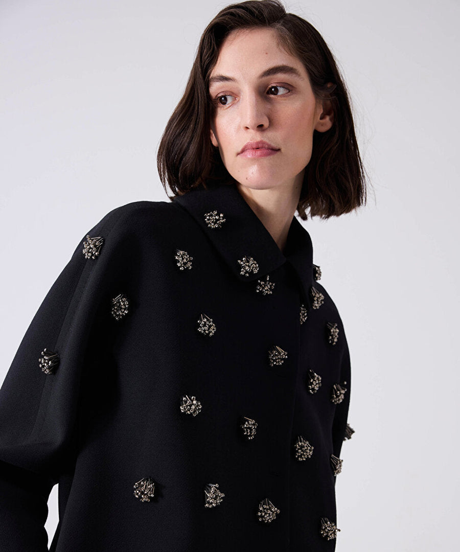 machatt forme pullover flower ブラック フォルムプルオーバー（フラワー/ブラック） | MACHATT ONLINE STORE
