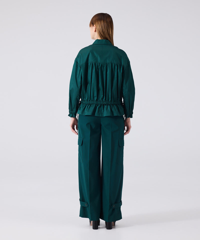 Machka Two Piece Look Shirt Dark Green