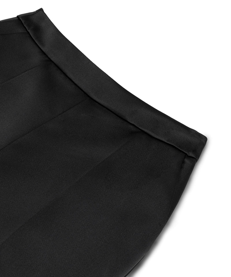 Machka Cigarette Fit Trousers With Crease Black