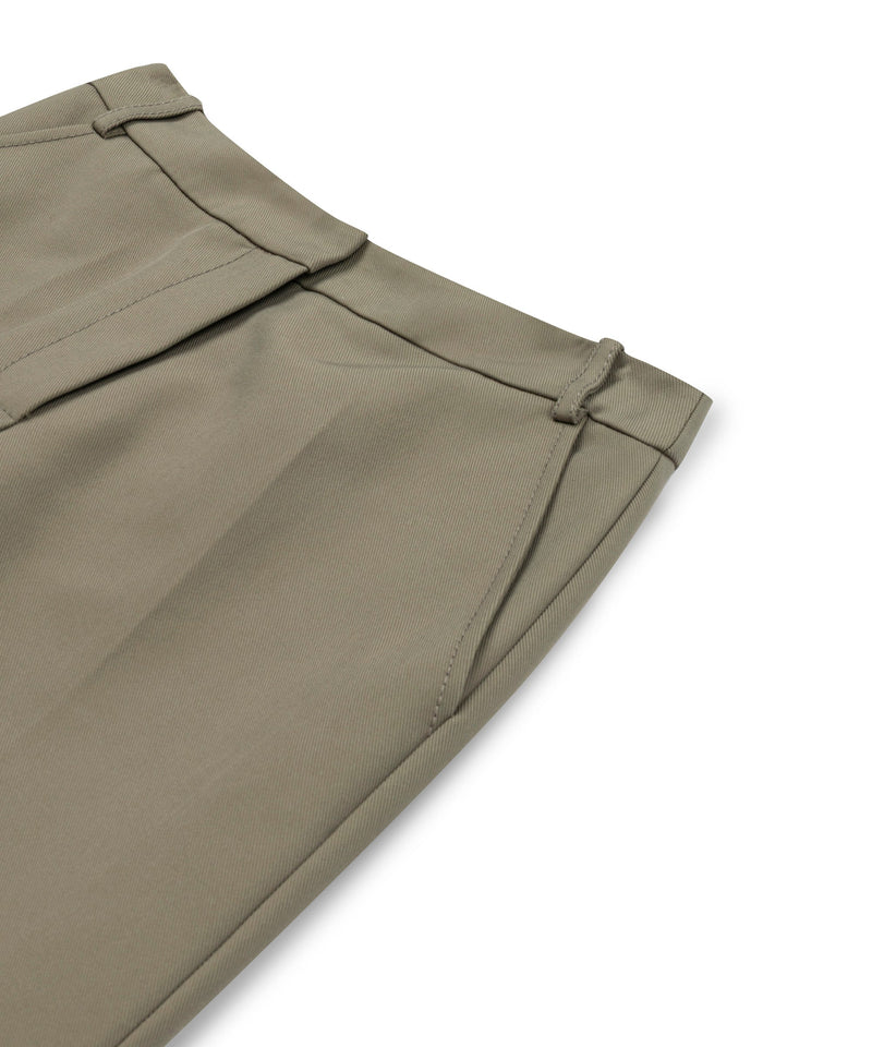 Machka Straight Fit Trousers With Pockets Beige