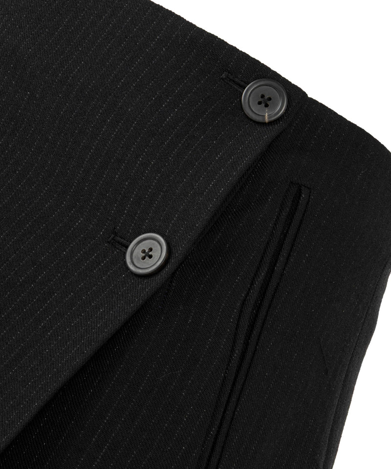 Machka Midi Skirt With Button Detail Black