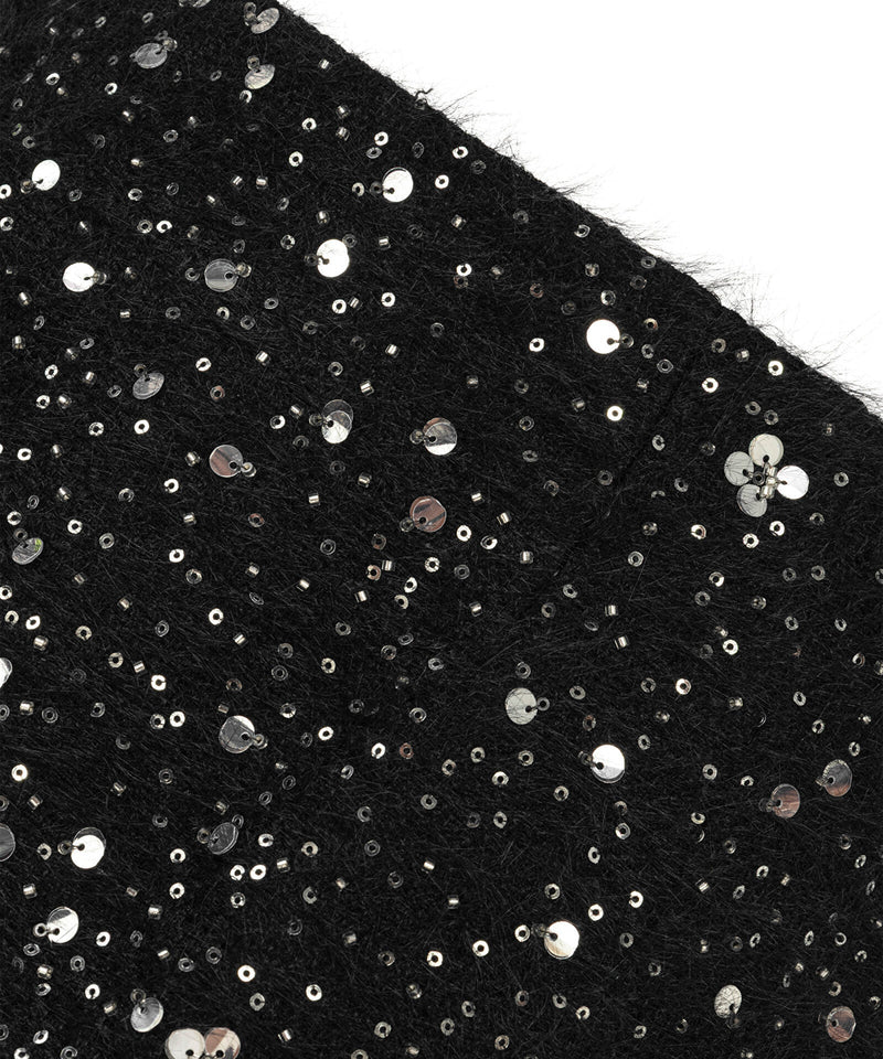 Machka Sequin Skirt Black