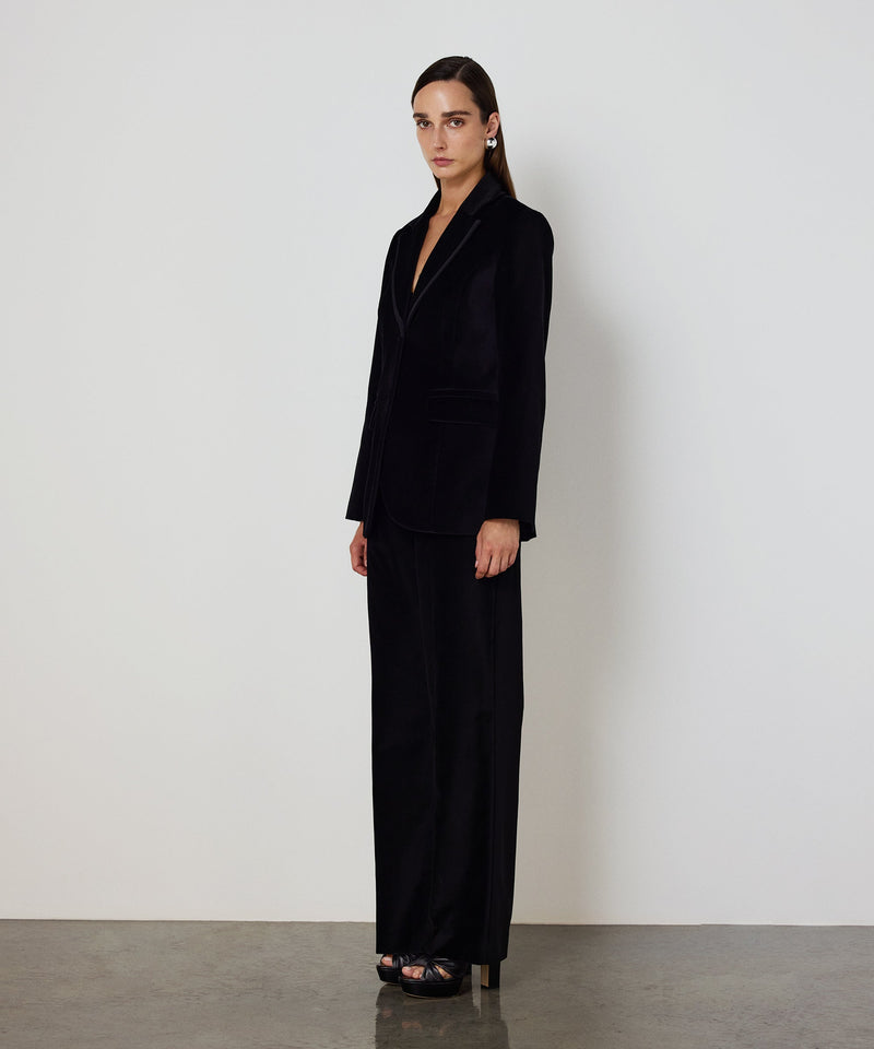 Machka Velvet Blazer Black