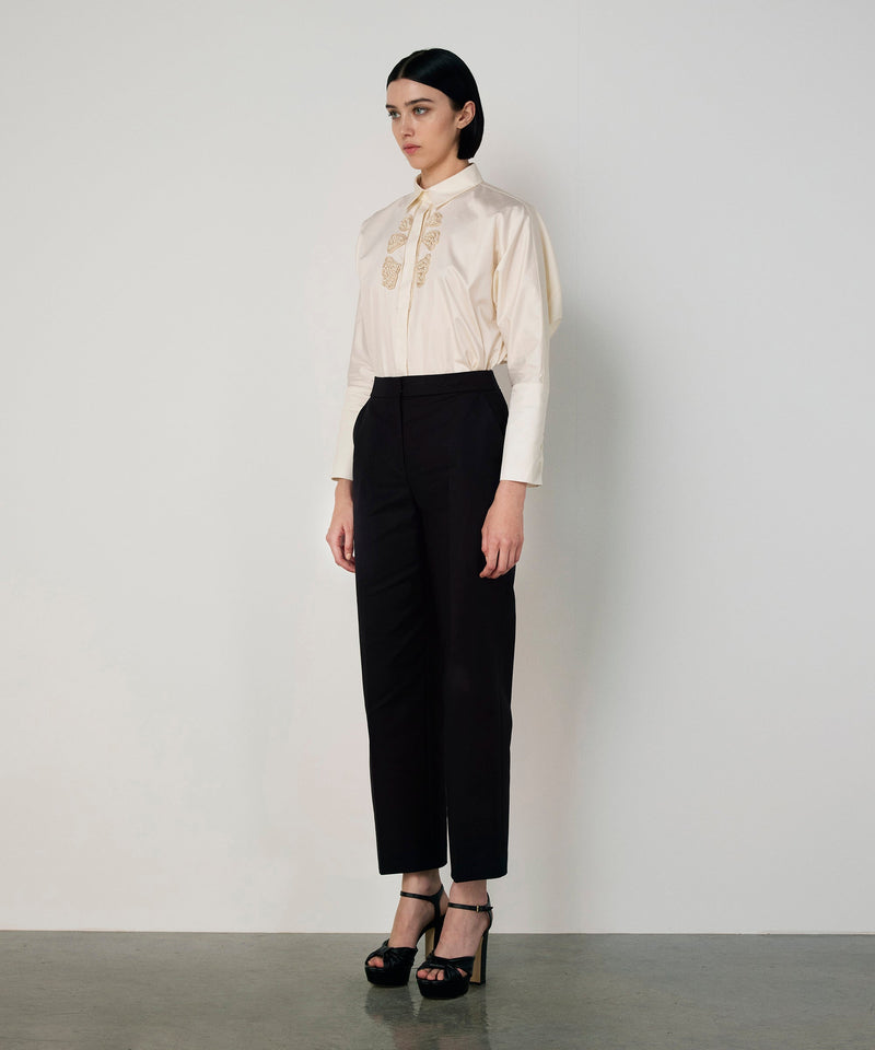 Machka Embroidered Blouse White