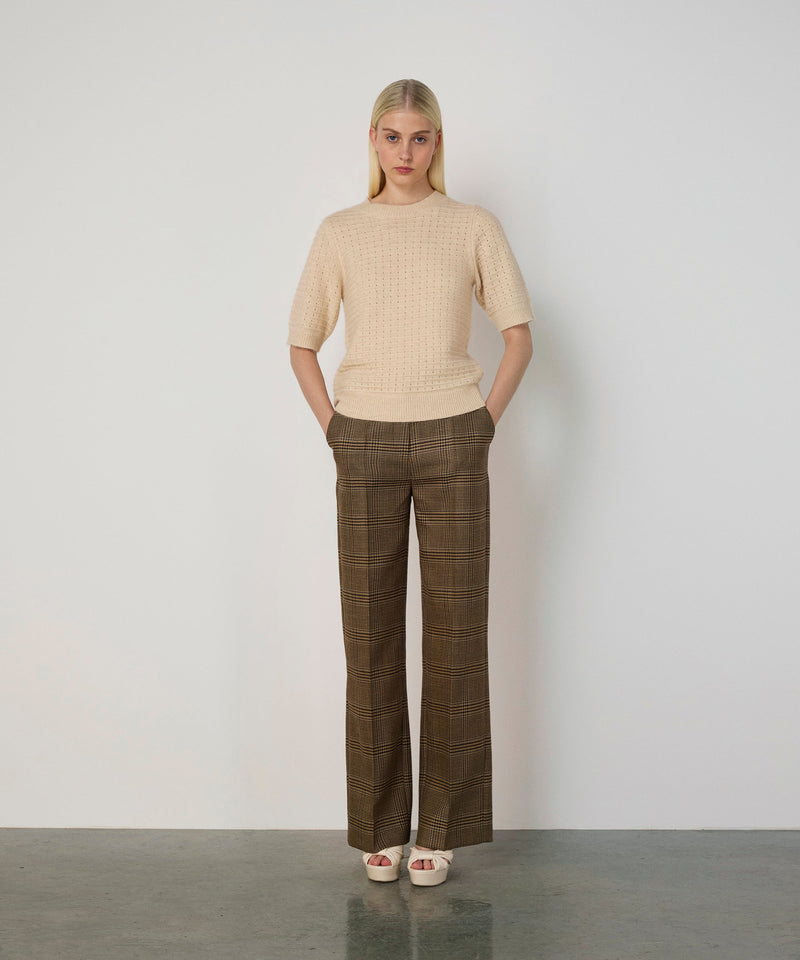 Machka Openwork Knit Beige
