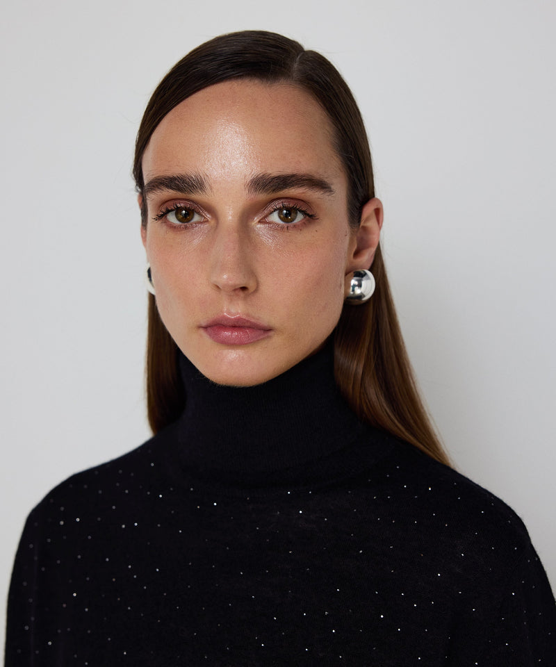 Machka Hotfix Print Knit Black