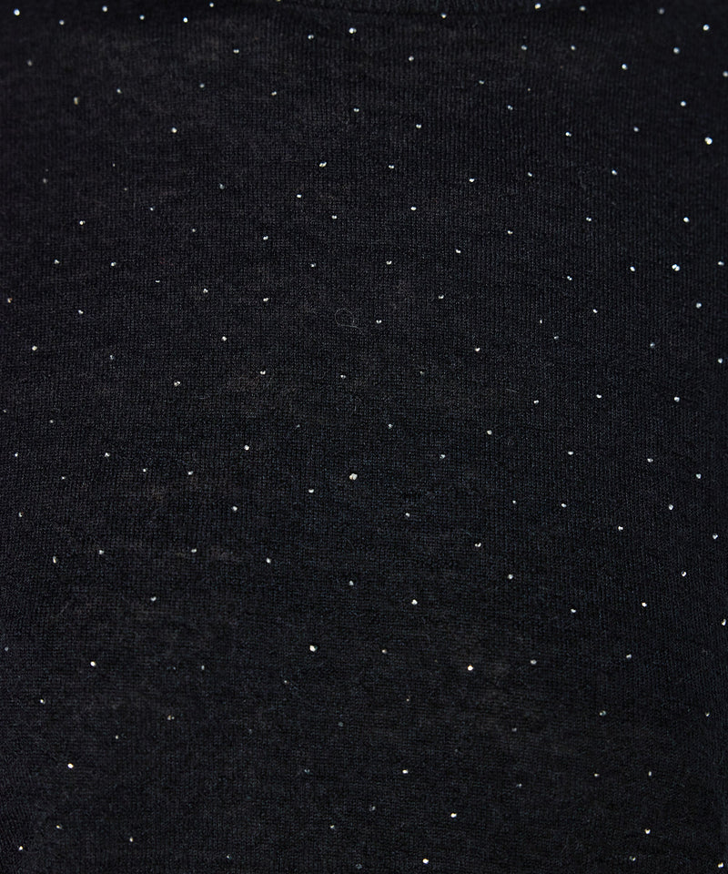 Machka Hotfix Print Knit Black