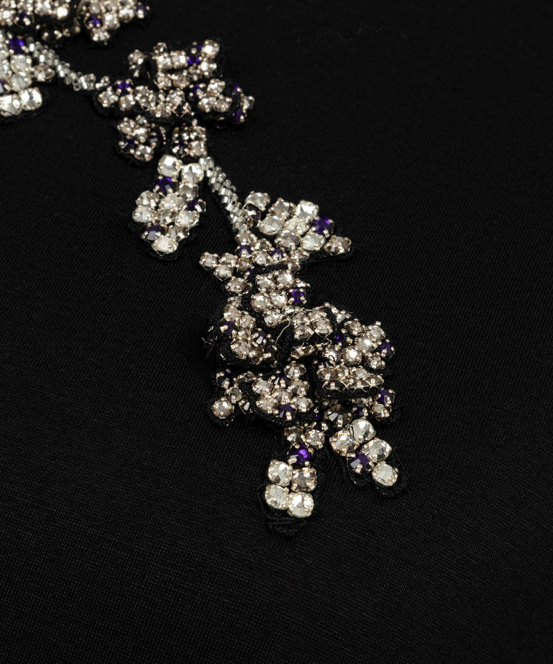 Machka Sweatshirt With Modular Floral Embroidery Black