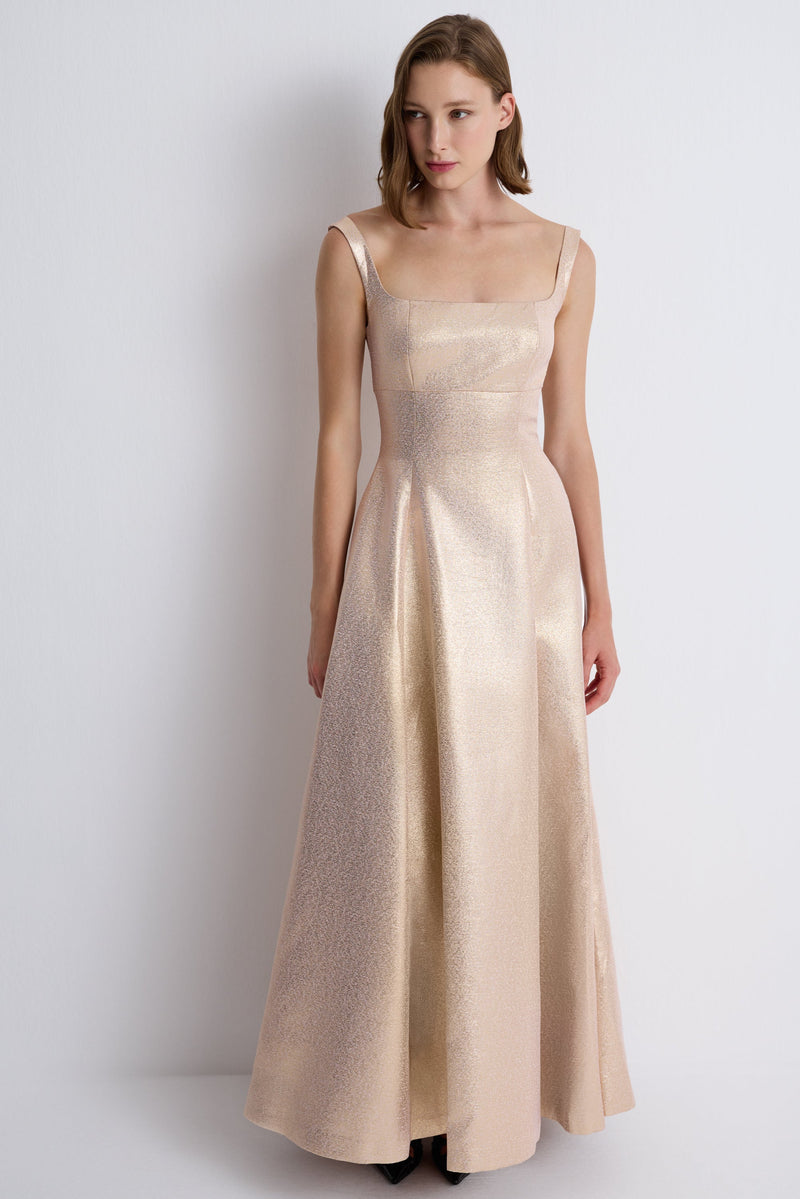 Nean Rose Gold Evening Gown Rose Gold