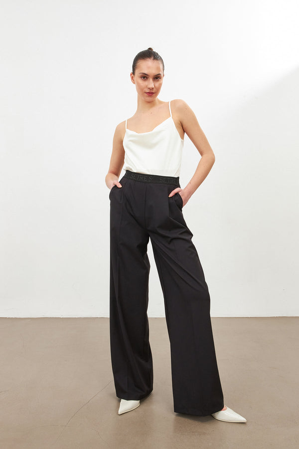 Setre Wide Cut Trousers Black