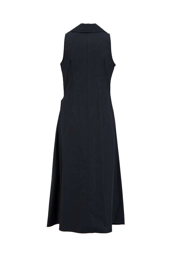 Setre Sleeveless Tie Detail Midi Dress Black
