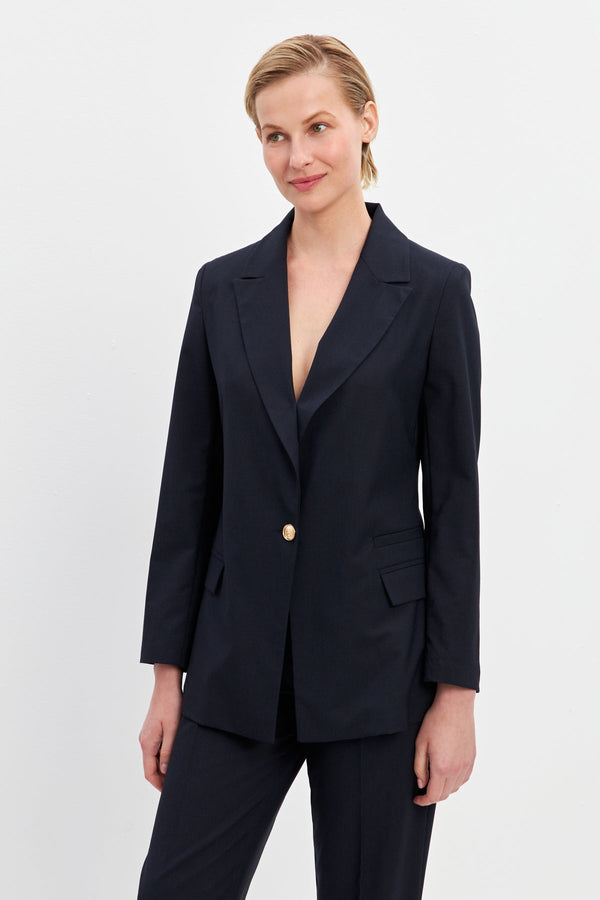 Setre Single Button Jacket Navy