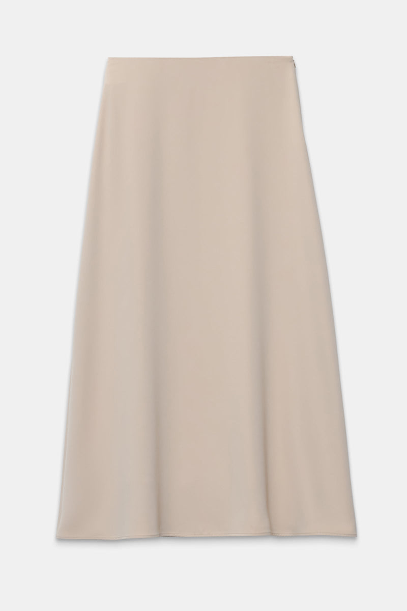 Setre Relaxed Cut Long Skirt Beige