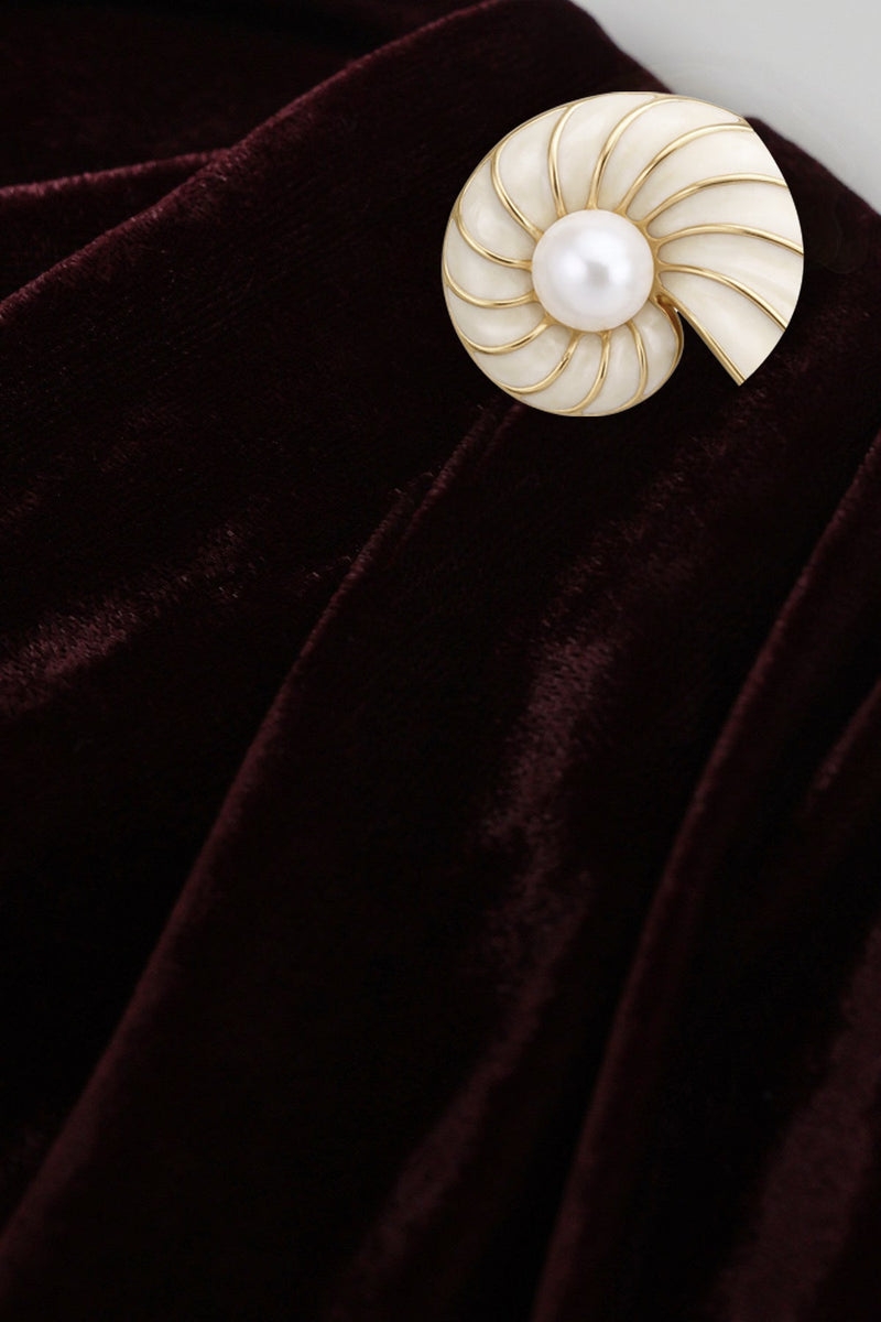 Setre Sleeveless Velvet Dress With Collar Detail Burgundy