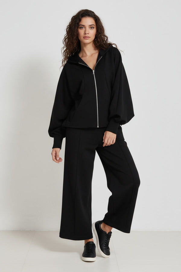 Setre Zippered Sweatshirt Black