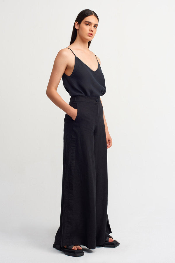 NU Wide Leg Trouser Black