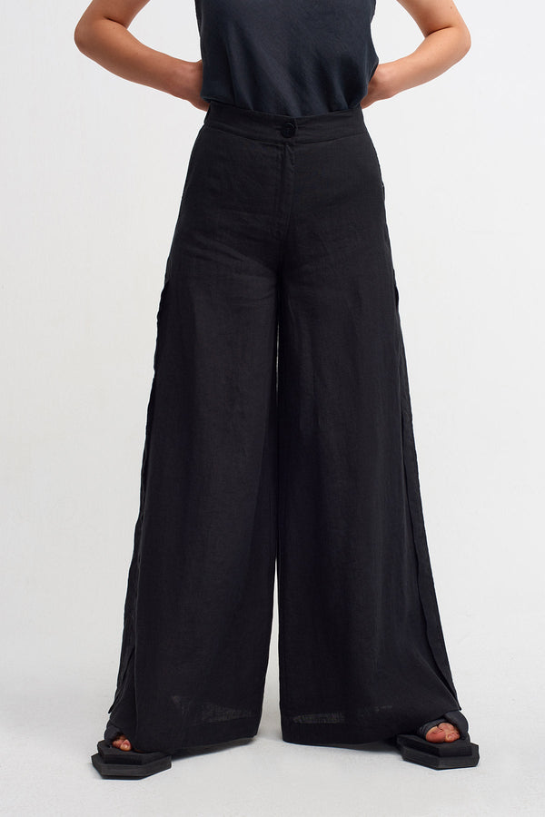 NU Wide Leg Trouser Black