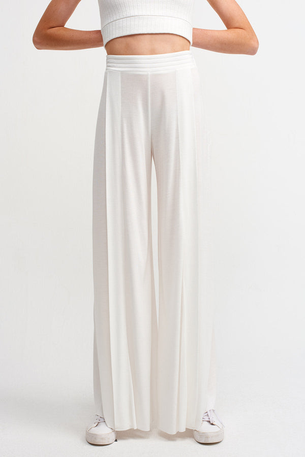 NU Wide Leg Trouser Off White