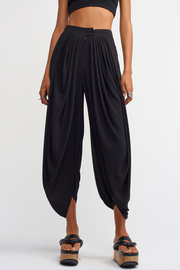 NU Pleat Detail Trouser Black