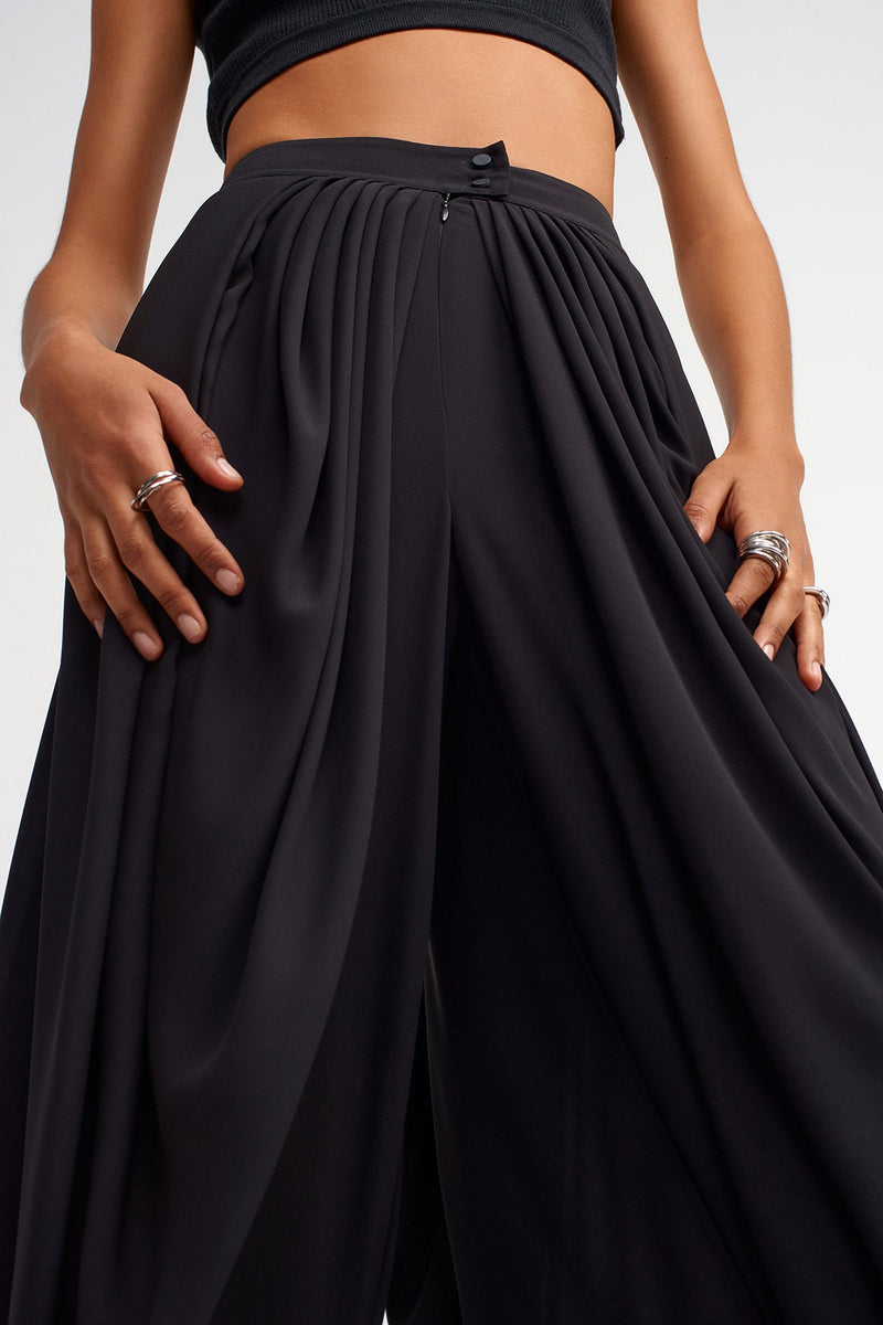 NU Pleat Detail Trouser Black