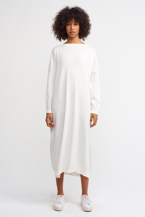 NU Knit Maxi Dress Off White