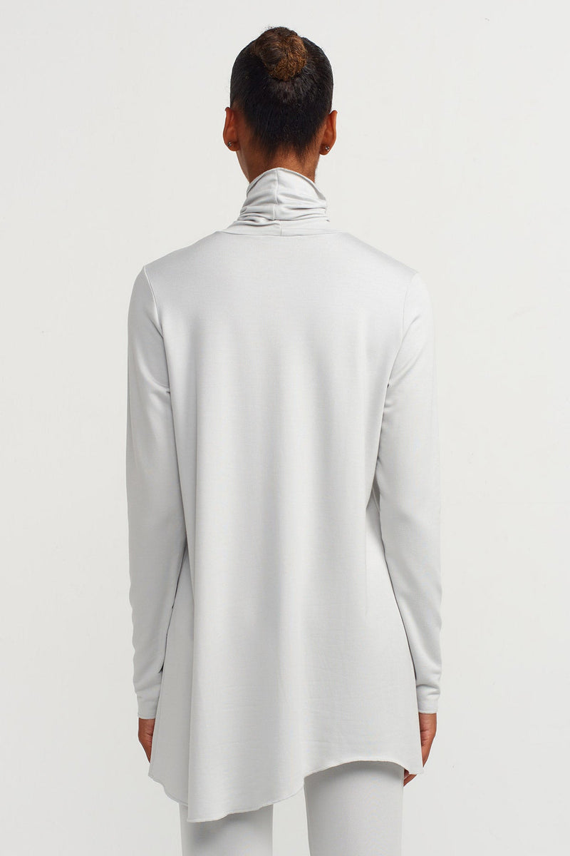 NU Ruffled Slim Fit Bodysuit Ice