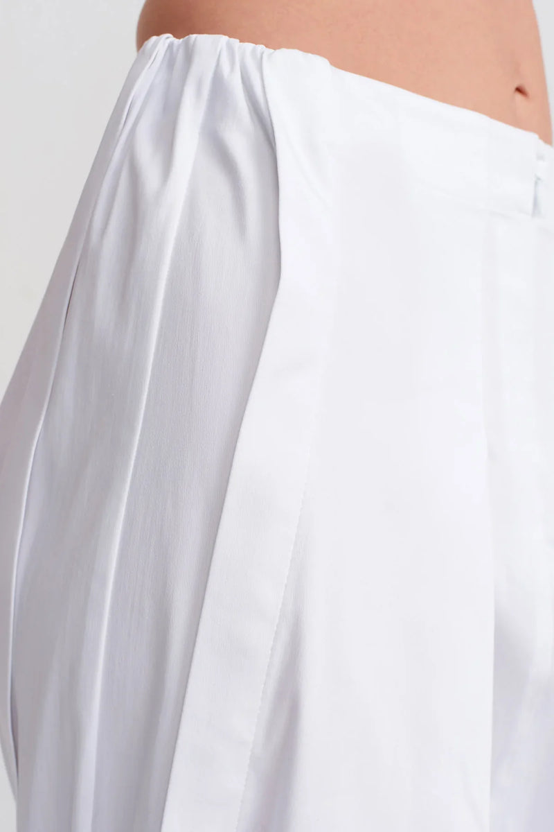 NU Low-Rise Harem Pants Off White