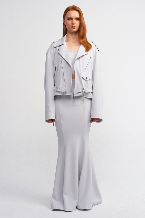 NU Biker Jacket Ice