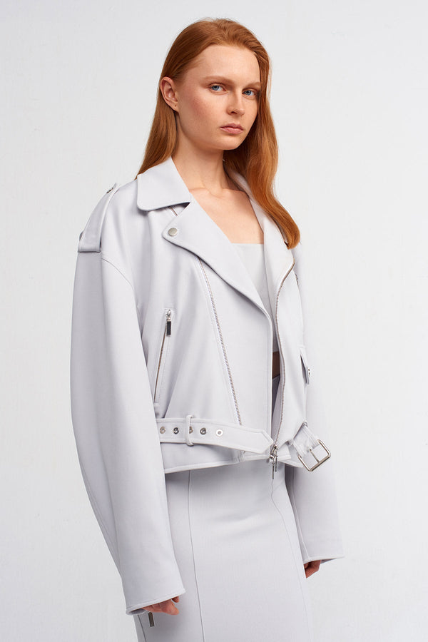 NU Biker Jacket Ice