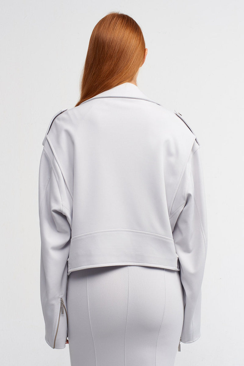 NU Biker Jacket Ice