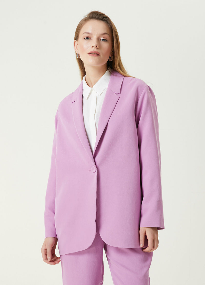 Beymen Club Single Breasted Jacket Purple